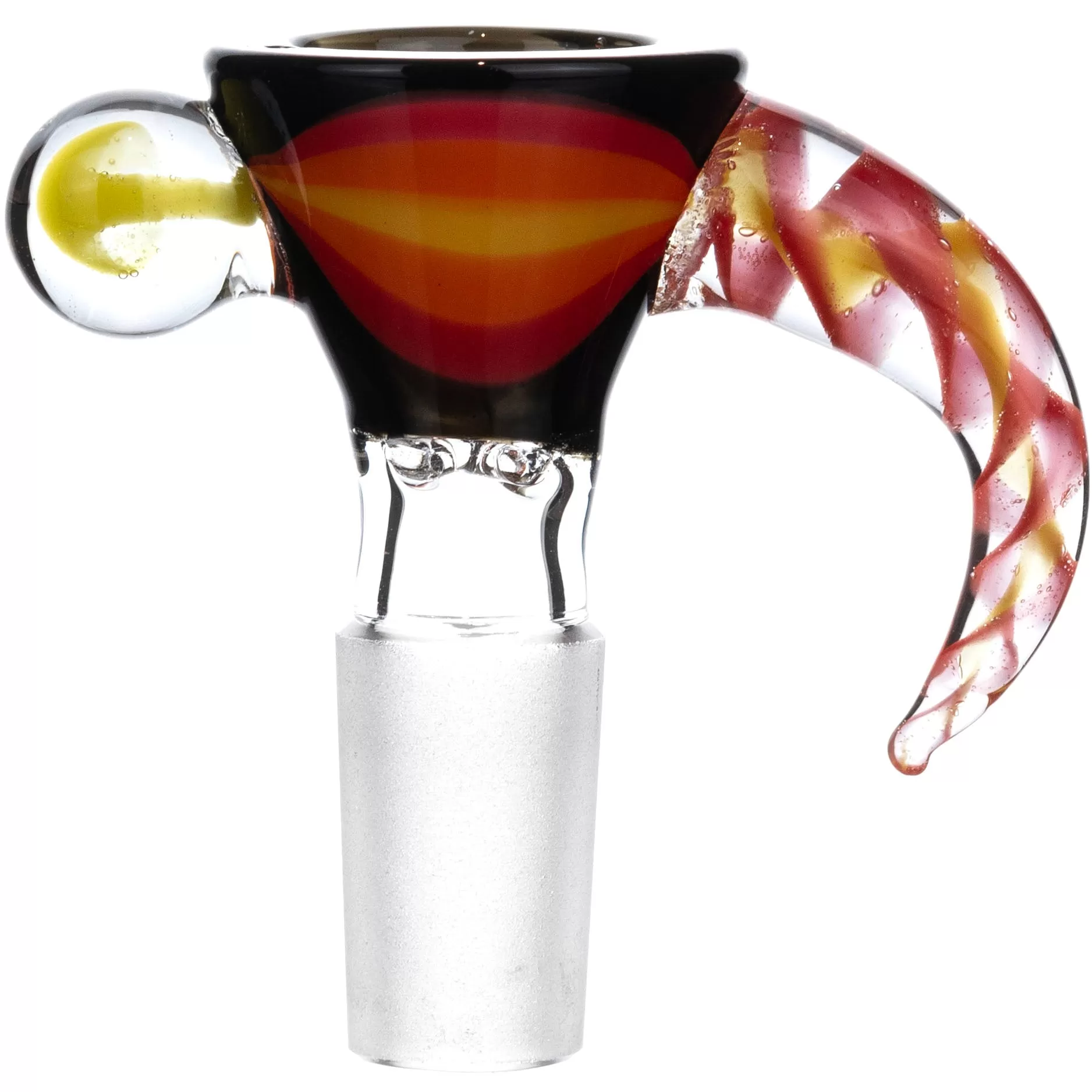 14mm Wave Horn Screen Bowl, by Diamond Glass