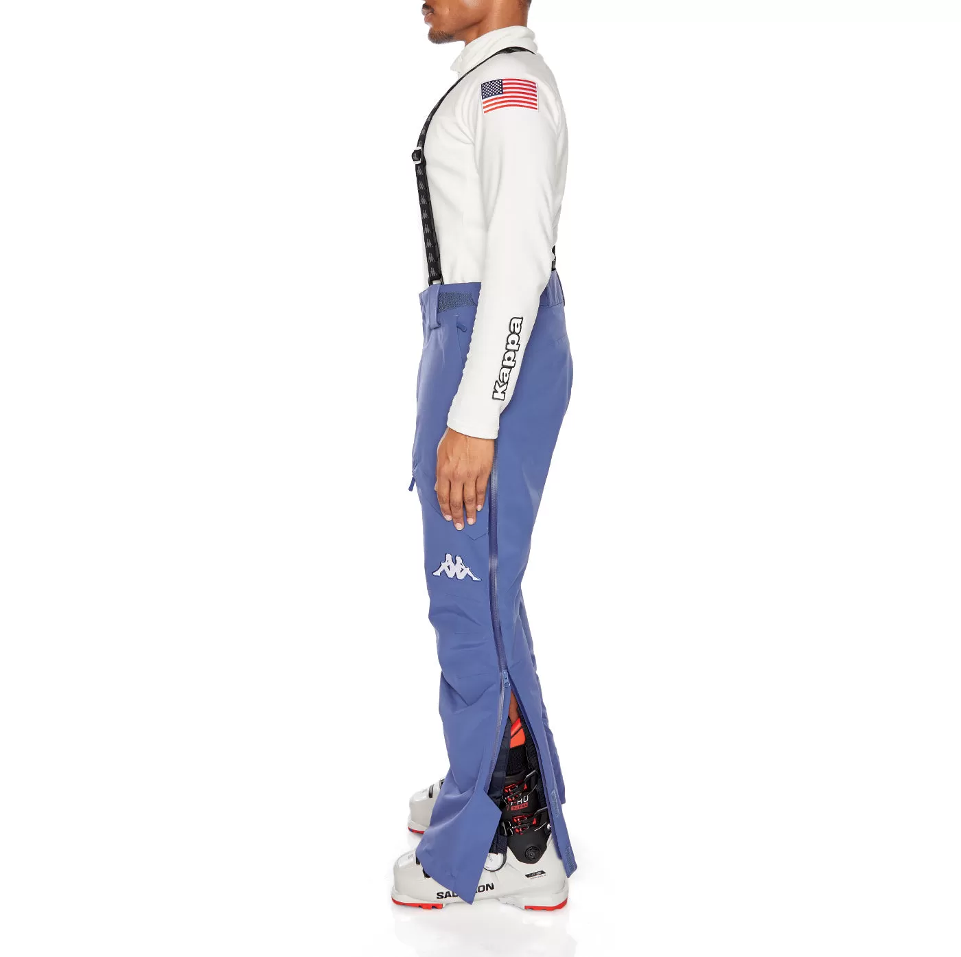 6Cento 622P US Full Zip Ski Pants - Blue Fiord