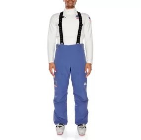 6Cento 622P US Full Zip Ski Pants - Blue Fiord