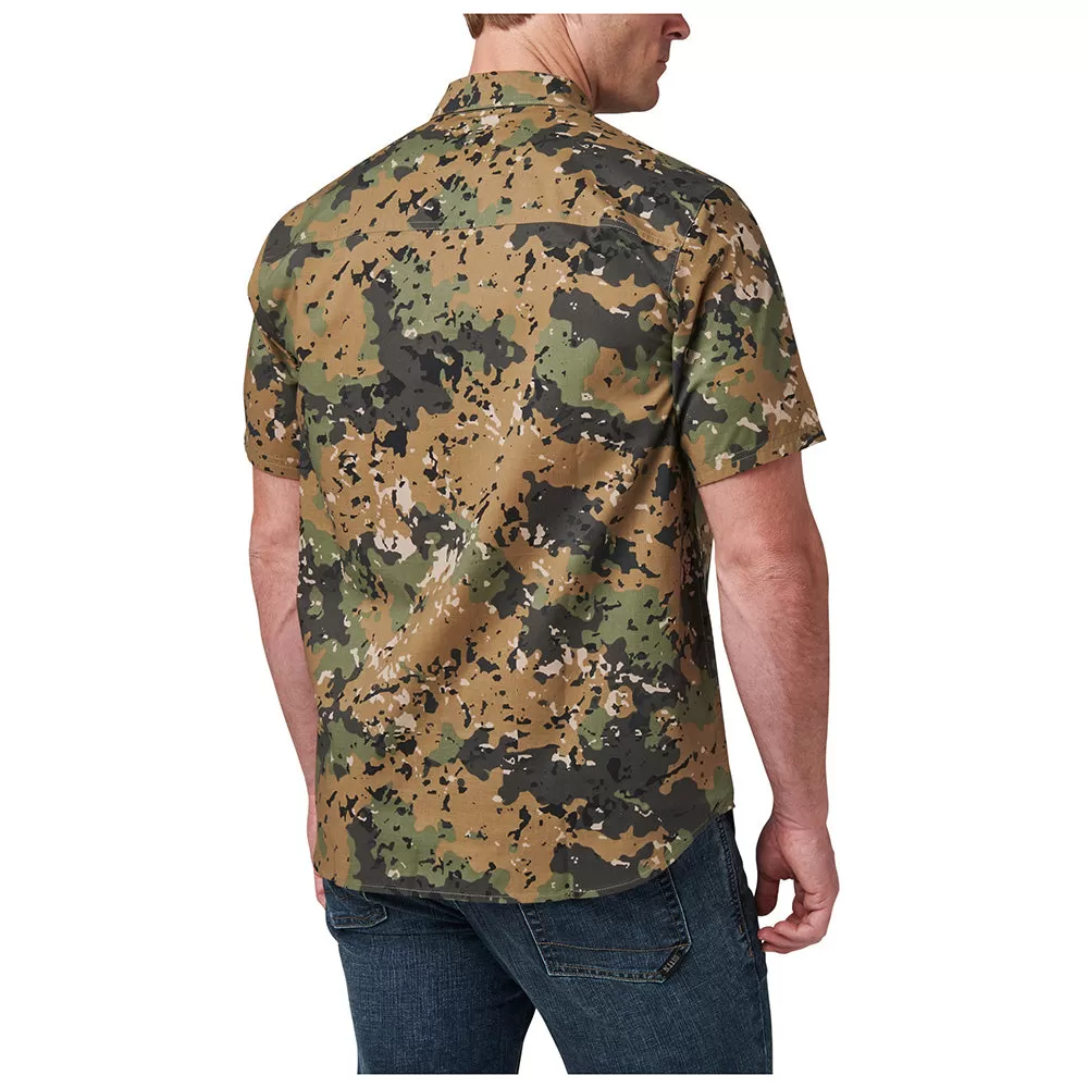 71231-1095 CAMISA WYATT PRINT M/C SG GN CY HTR MARCA 5.11 TACTICAL