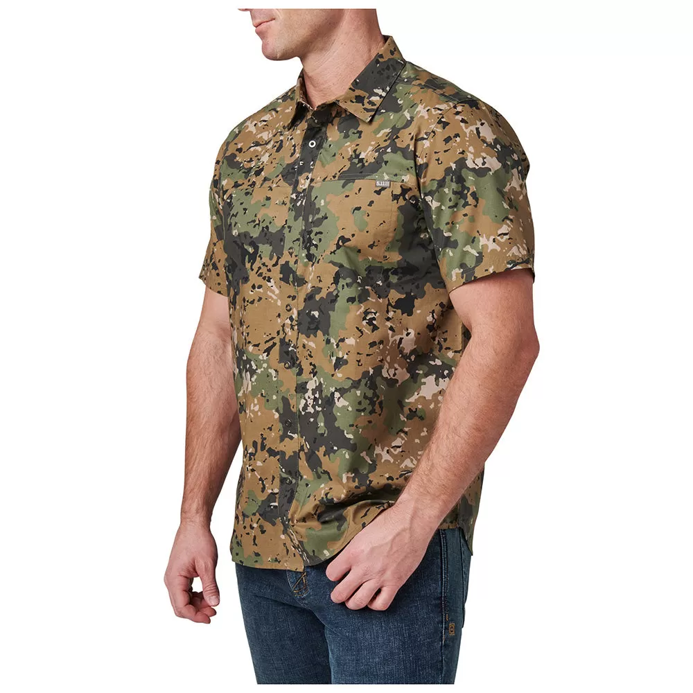 71231-1095 CAMISA WYATT PRINT M/C SG GN CY HTR MARCA 5.11 TACTICAL