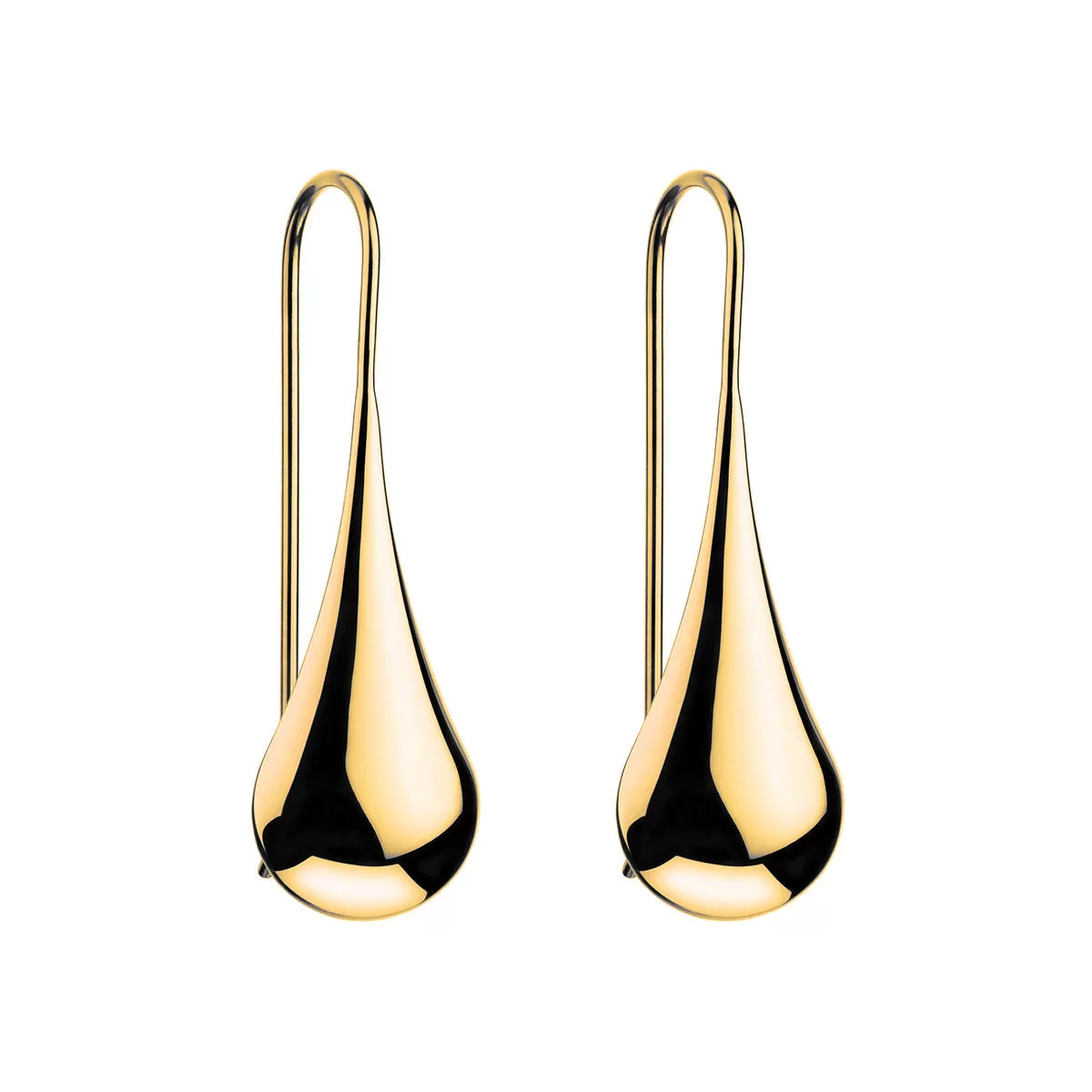 A Najo Weeping Woman Yellow Gold Earrings