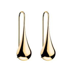 A Najo Weeping Woman Yellow Gold Earrings