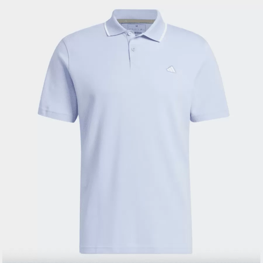 Adidas 2023 Go-To Pique Golf Polo Shirt - Blue