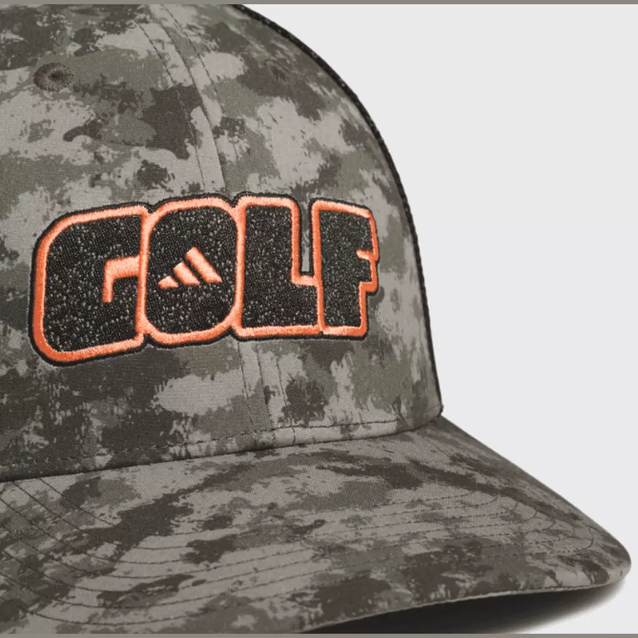 Adidas Golf Low-Profile Trucker Hat - Camo