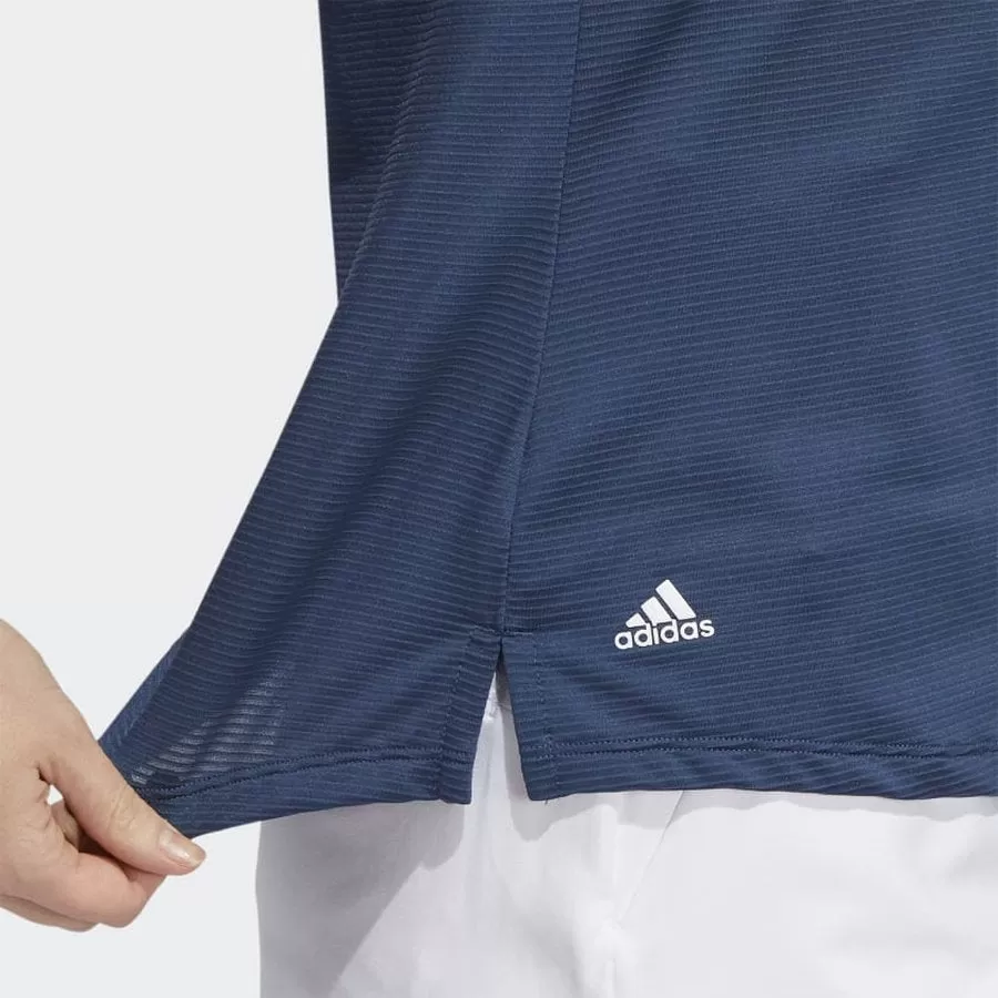 Adidas Ladies Sleeveless Polo Shirt Navy