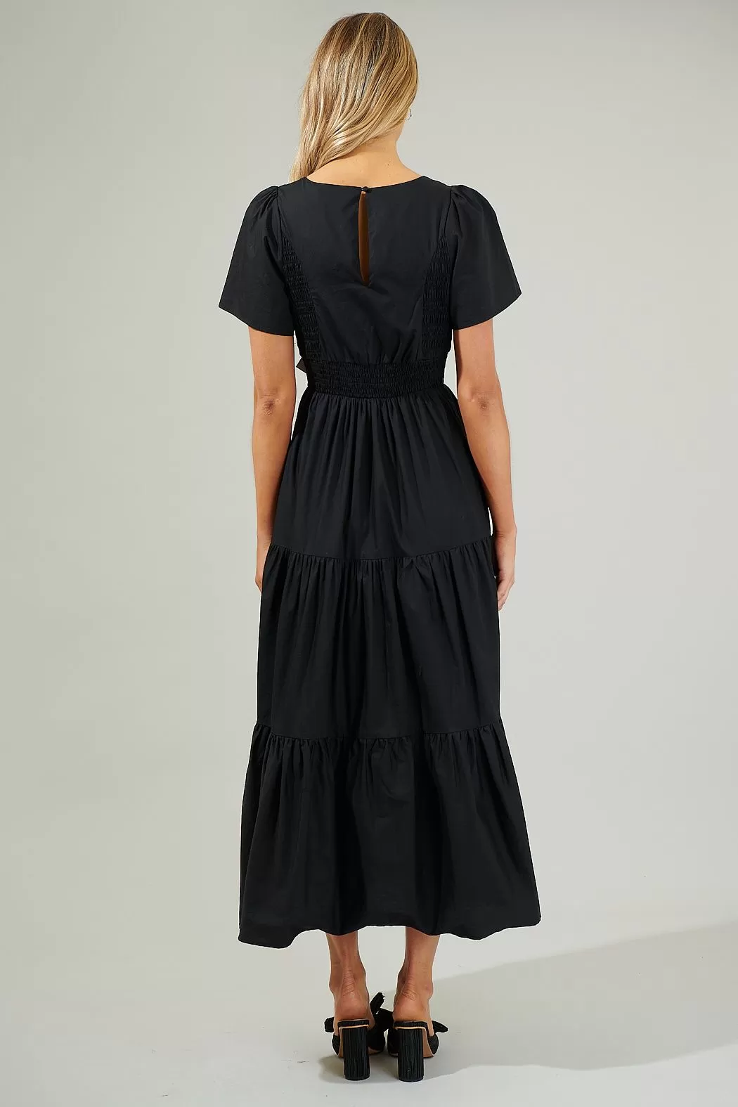 Alexis Midi Dress Black