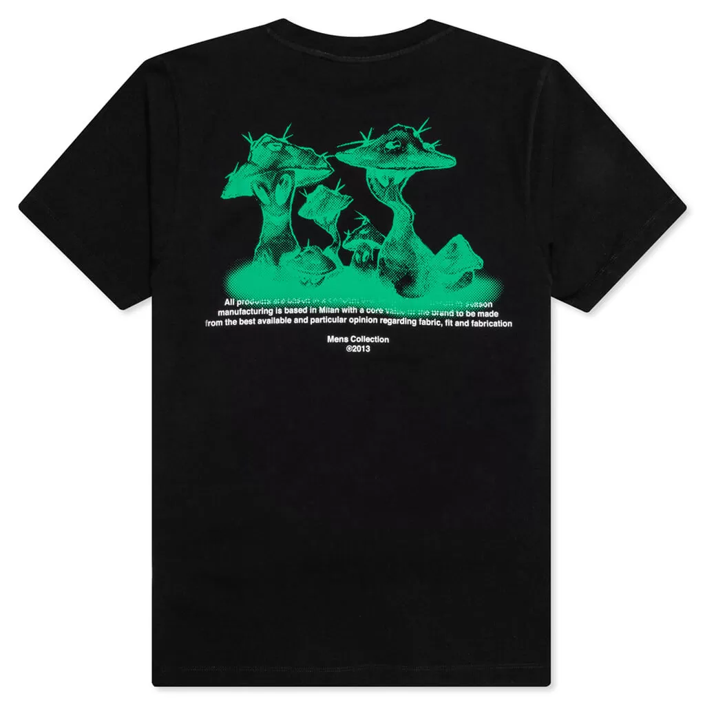 Alien Mush Over Skate S/S Tee - Black/Green