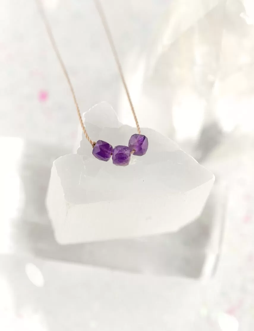 Amethyst February Birthstone Necklace