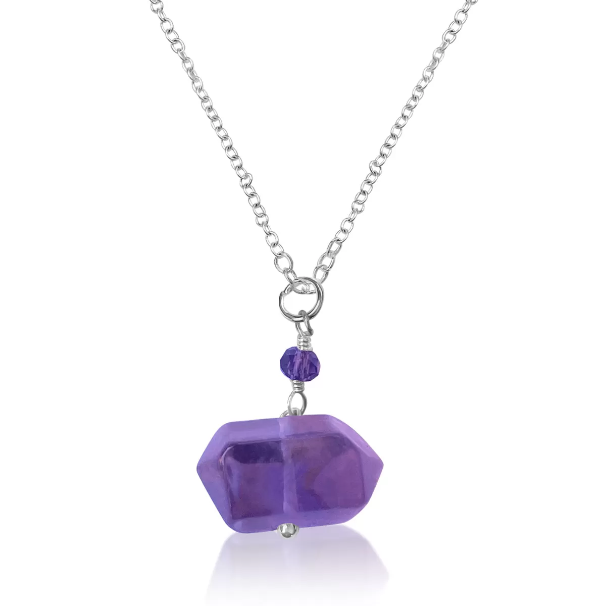 Amethyst Necklace for Emotional Stability