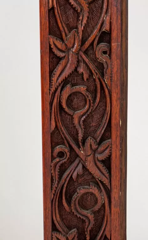 Anglo-Indian Rosewood Two Panel Screen