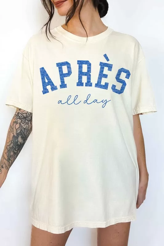 APRES SKI ALL DAY OVERSIZED TEE