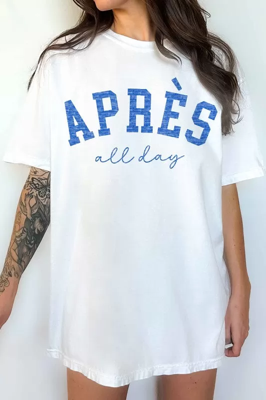 APRES SKI ALL DAY OVERSIZED TEE