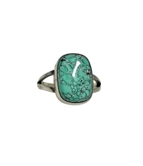 Bernalilo Tibetan Authentic Turquoise Ring