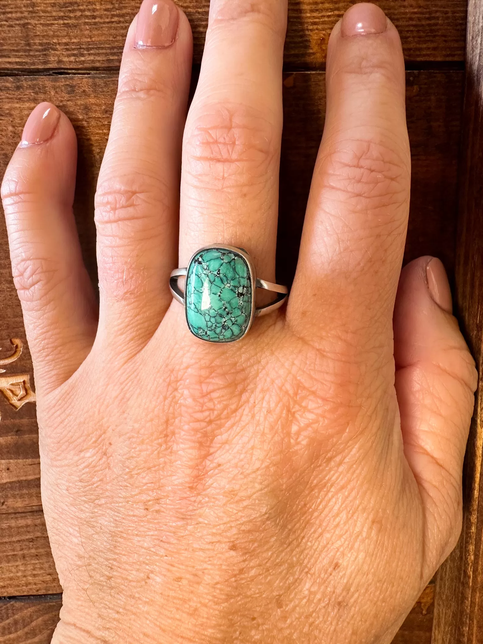 Bernalilo Tibetan Authentic Turquoise Ring