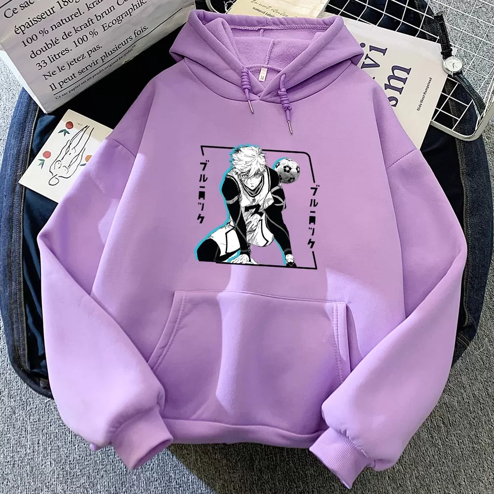 Best Blue Lock Yoichi Isagi Cool Anime Hoodie High Quality