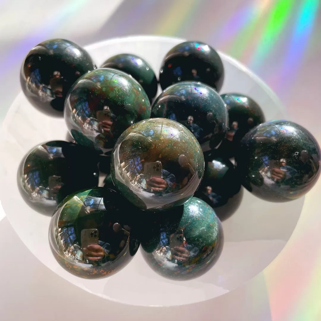 Bloodstone Lil Spheres