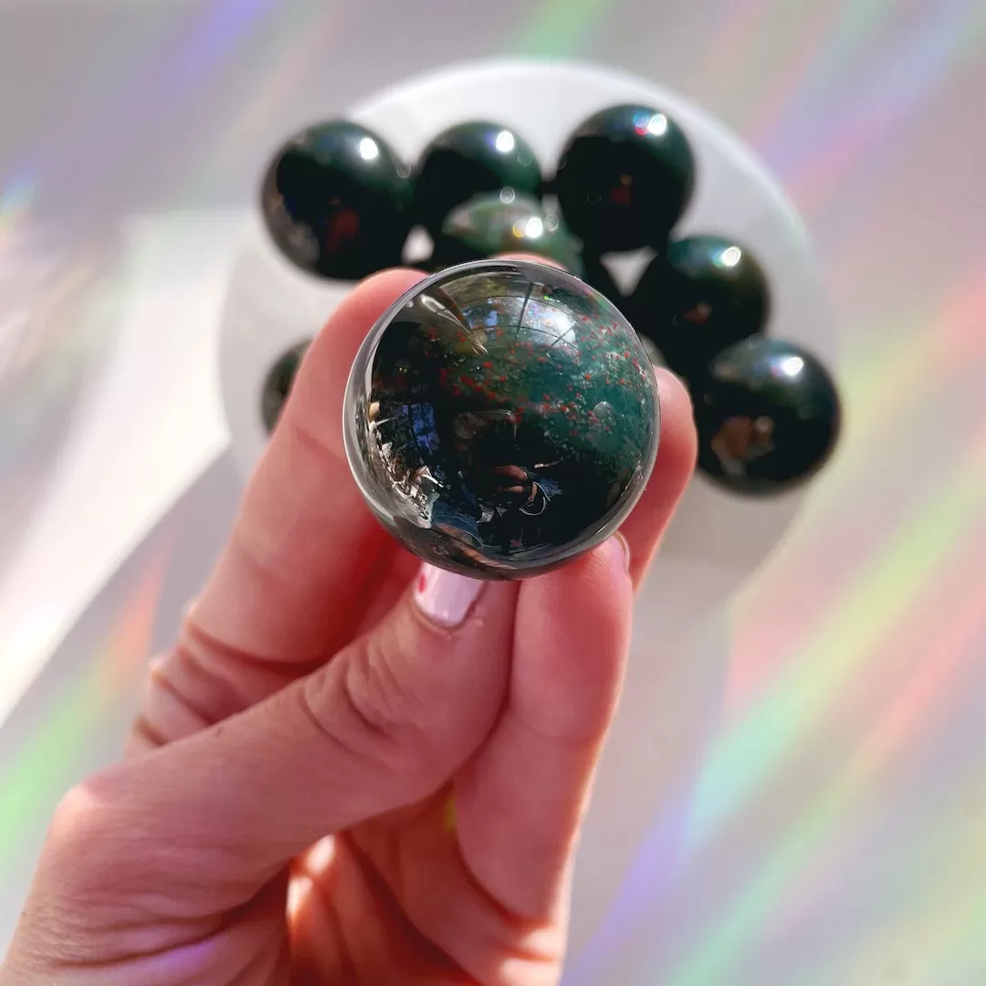 Bloodstone Lil Spheres