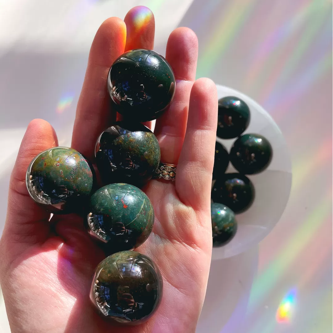 Bloodstone Lil Spheres