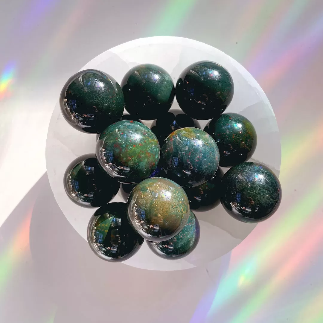 Bloodstone Lil Spheres