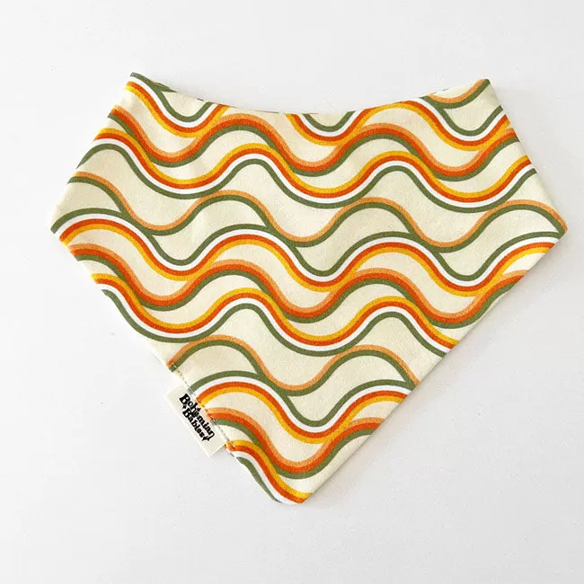 Bohemian Babies Organic Cotton Bandana Bib - Catch The Wave