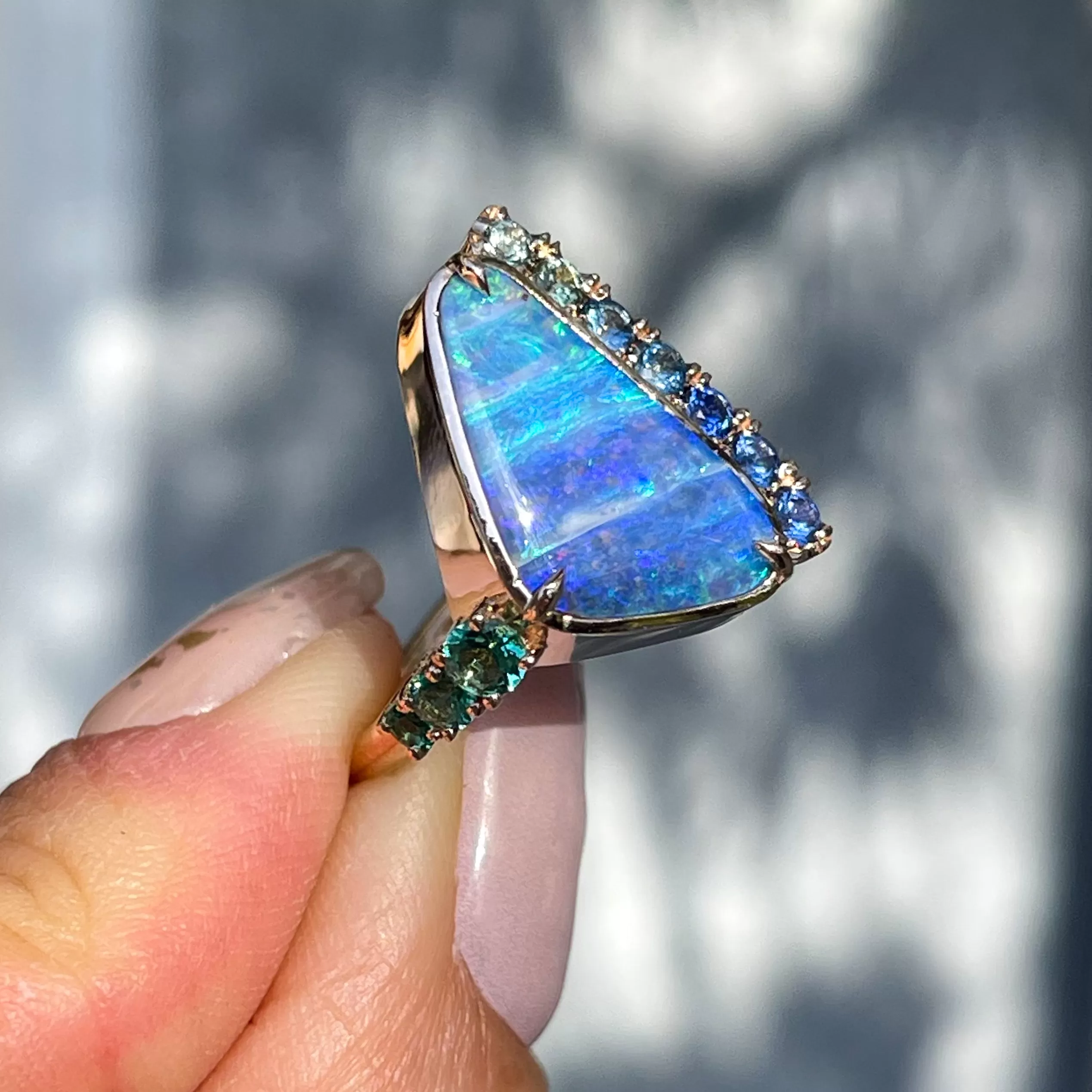 Bondi Retrospective Australian Opal Ring