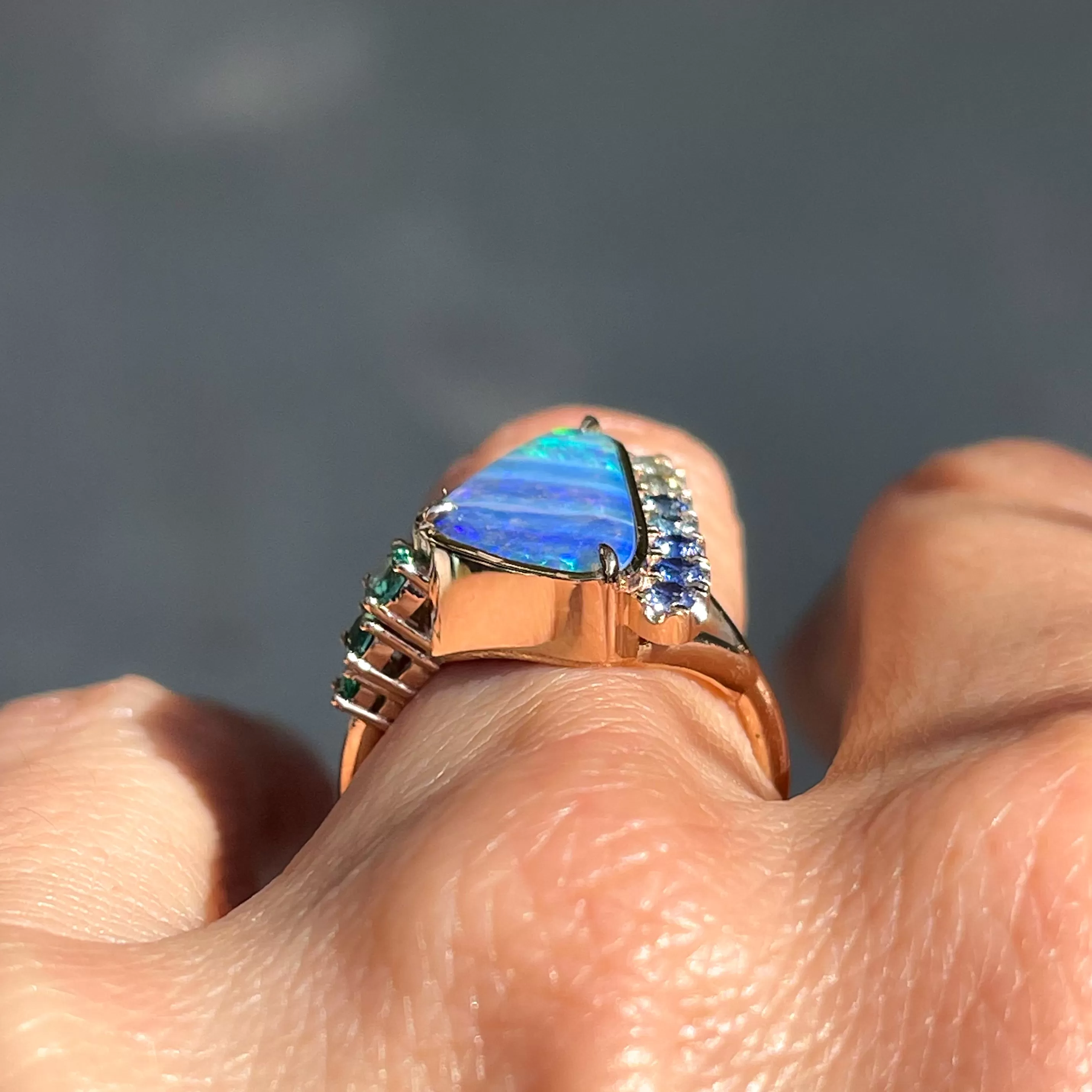 Bondi Retrospective Australian Opal Ring