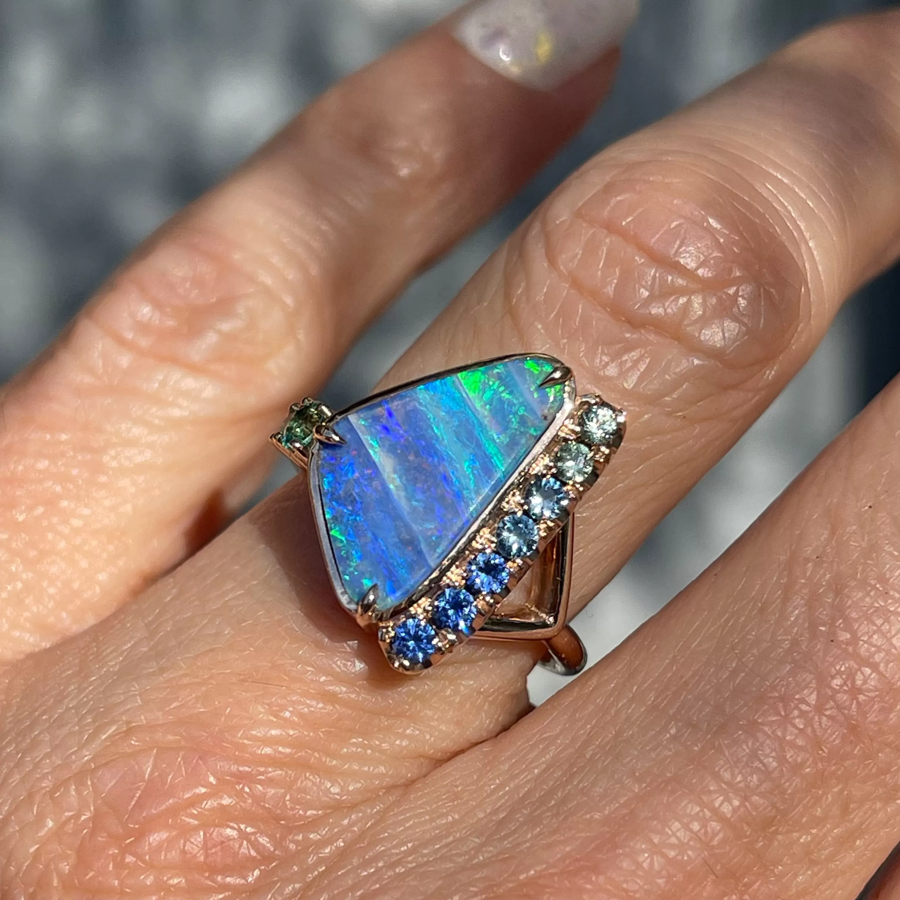 Bondi Retrospective Australian Opal Ring