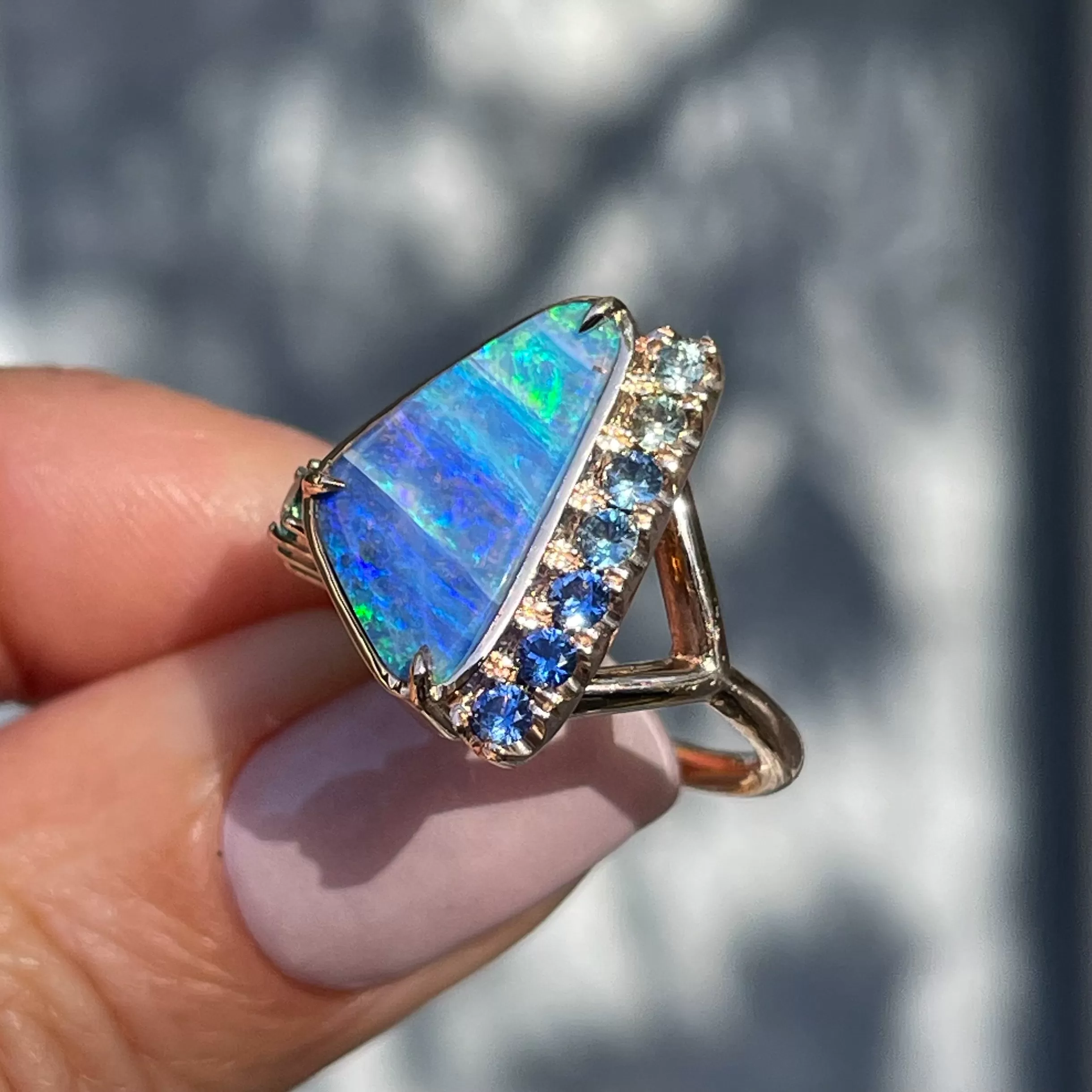 Bondi Retrospective Australian Opal Ring