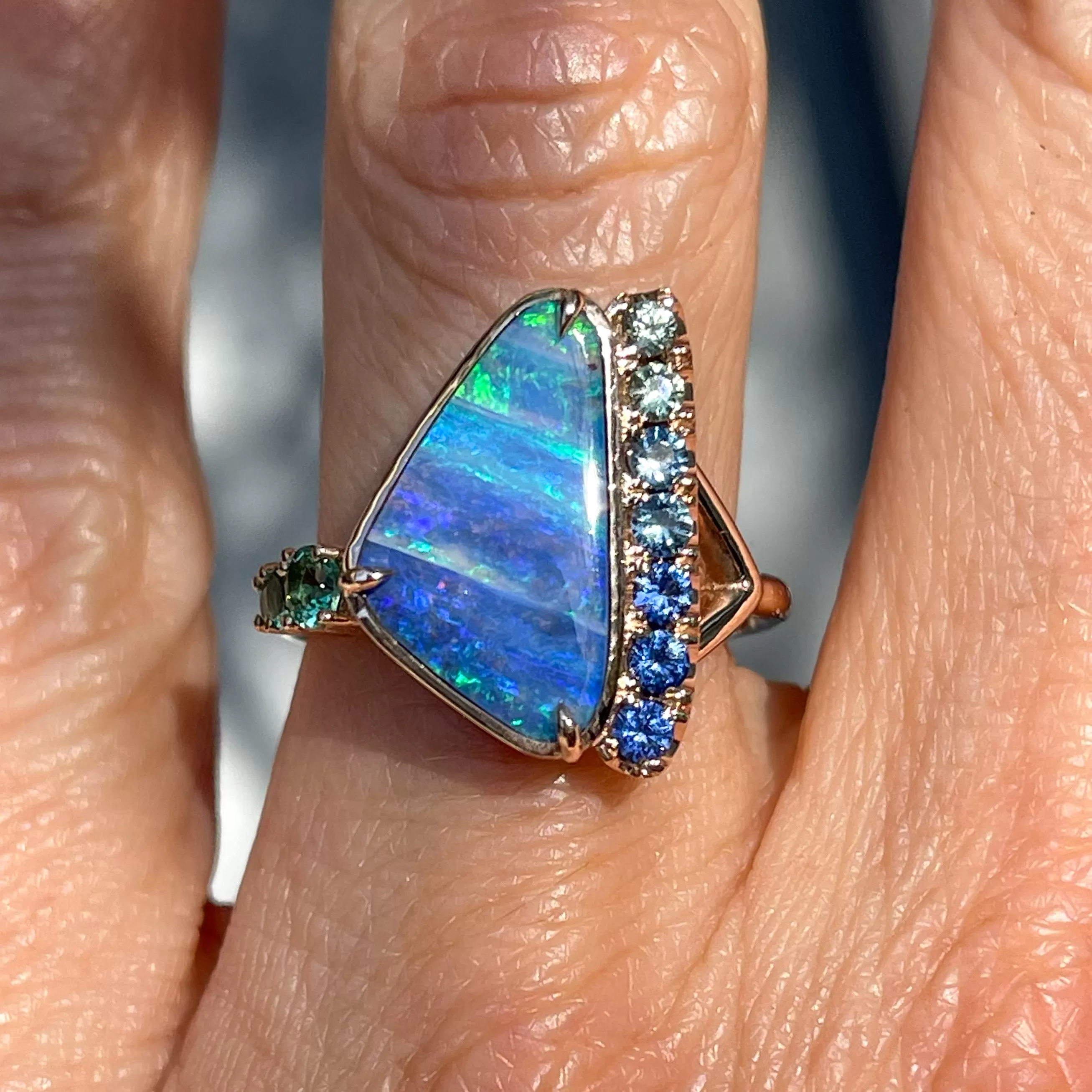 Bondi Retrospective Australian Opal Ring