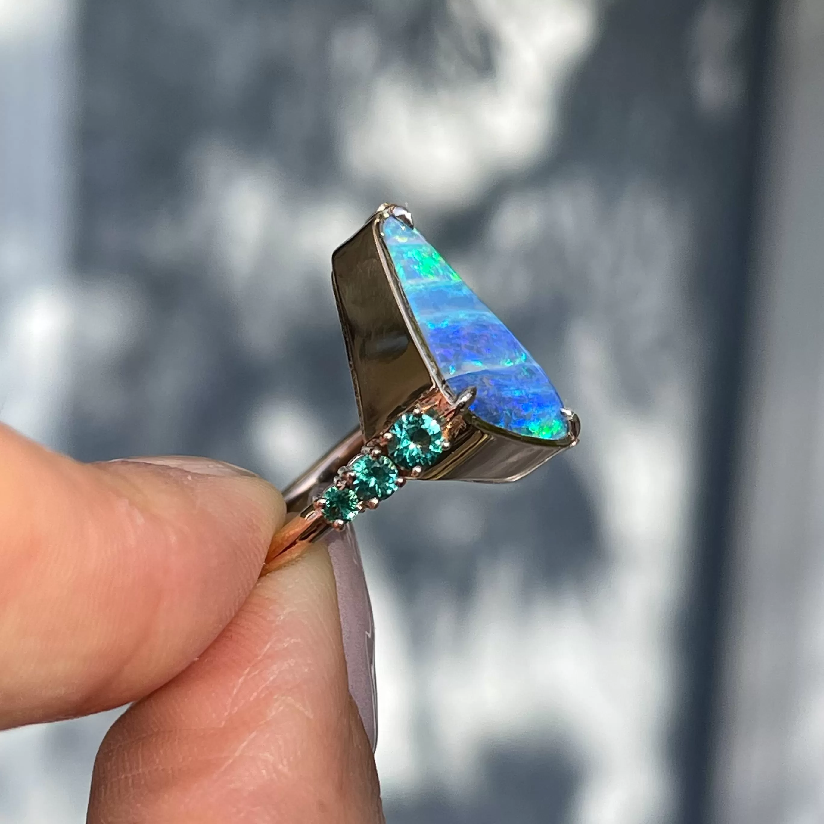 Bondi Retrospective Australian Opal Ring