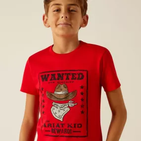 Boy's Ariat Wanted T-Shirt