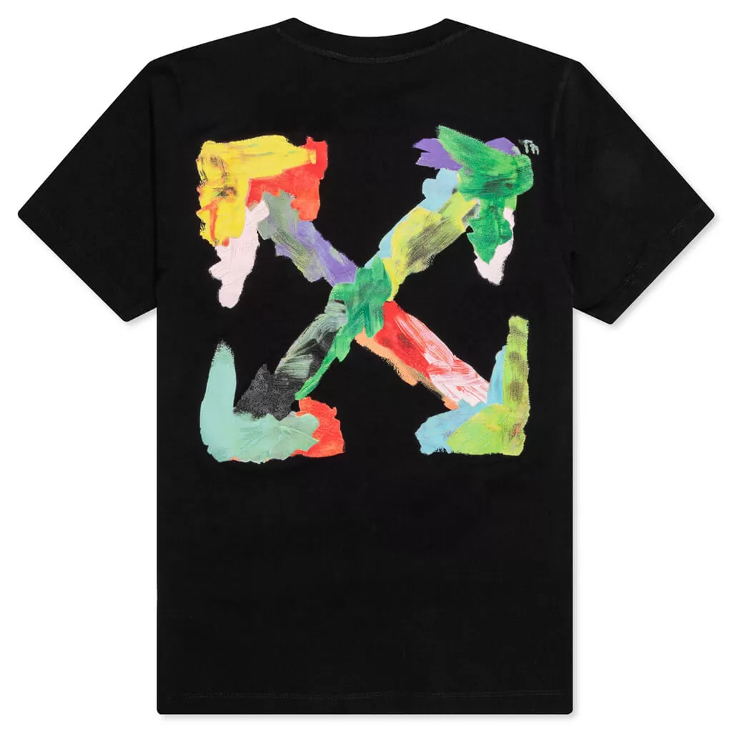 Brush Arr Slim S/S Tee - Black/Multi