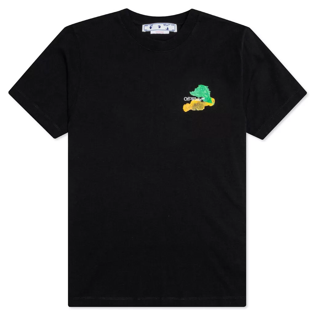 Brush Arr Slim S/S Tee - Black/Multi