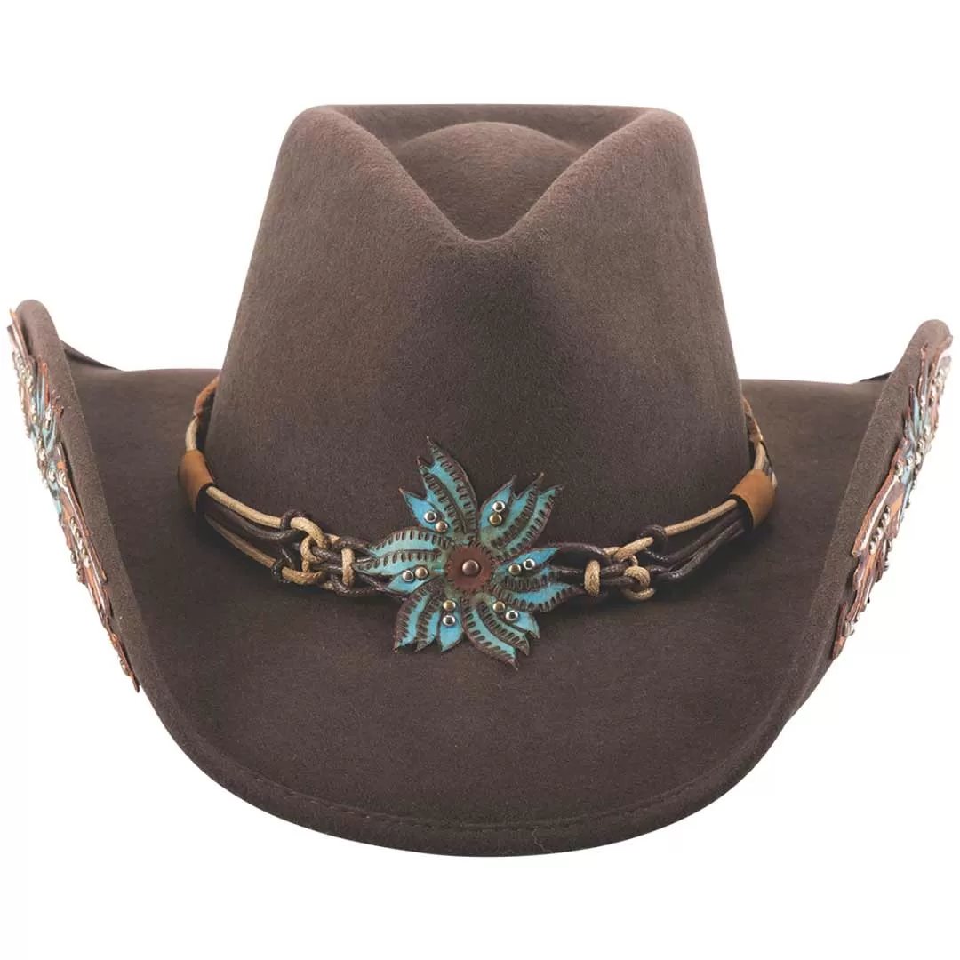 Bullhide Hats Women's Ain't It Different Felt Cowboy Hat