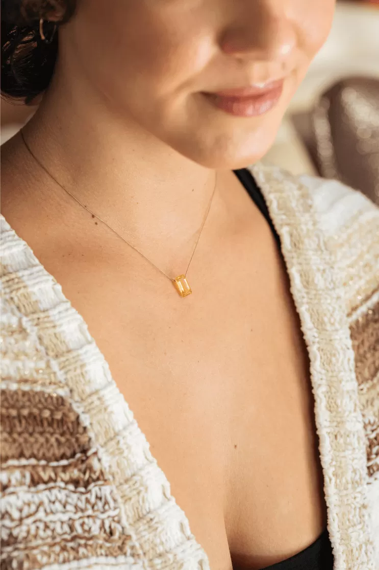 Citrine Refined Necklace for Manifest