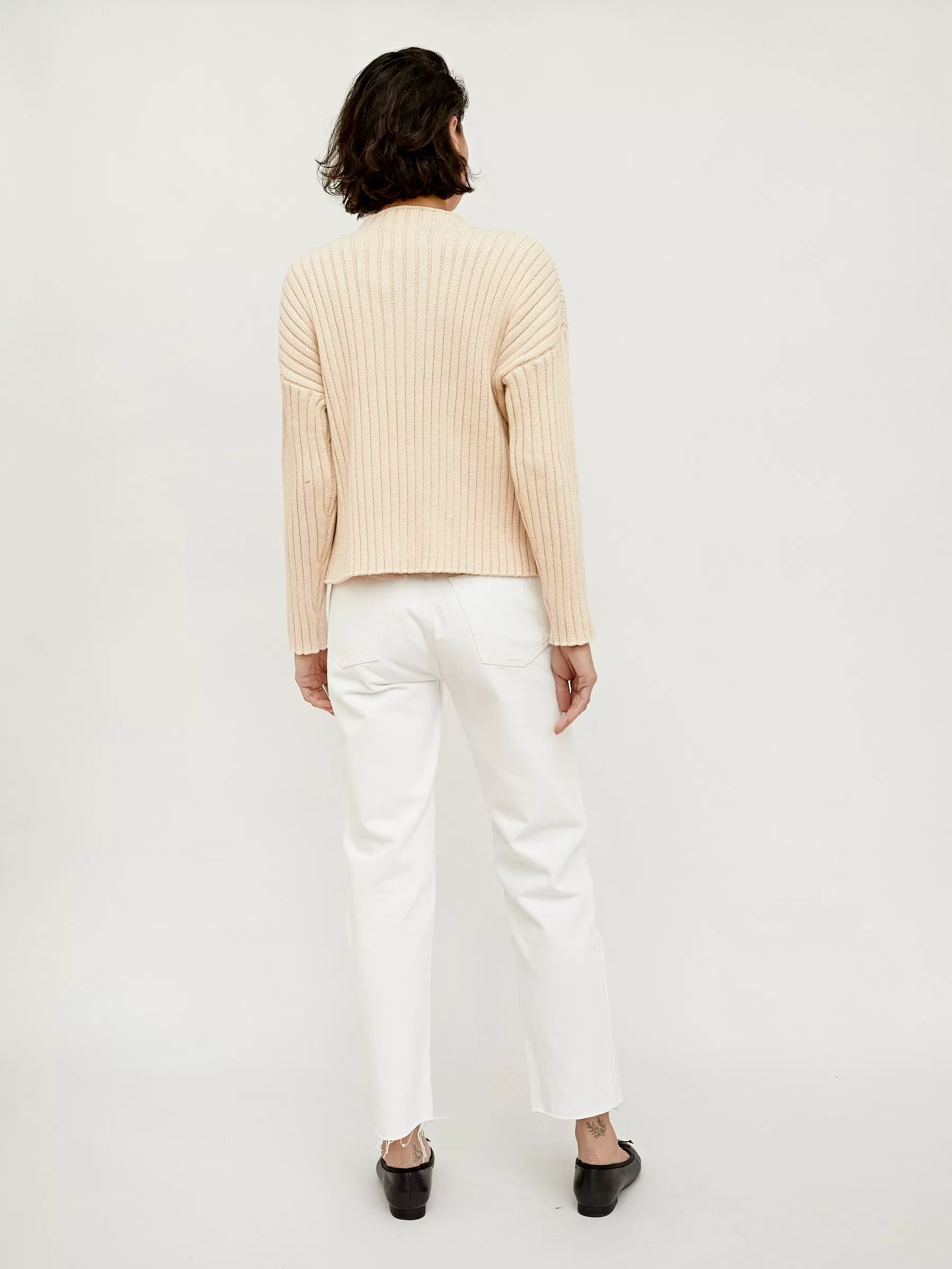 Cotton Rib Knit Jumper