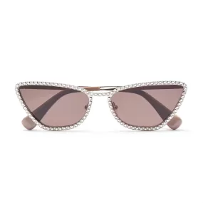 CRYSTAL DOLLY CAT EYE SUNGLASSES