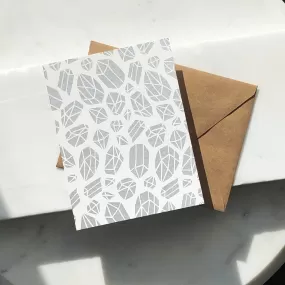 Crystal Pattern Card