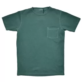 Dana Lee - Double-needle Tee - Phtalo Green Sunwash