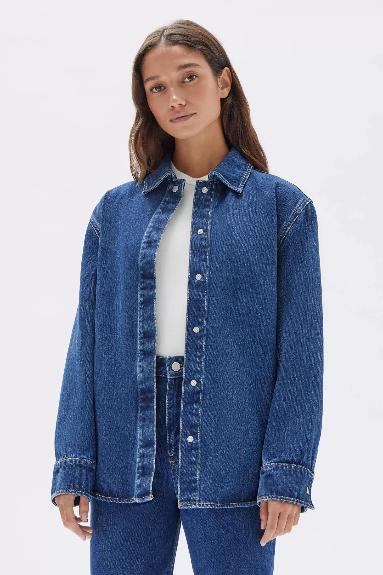 Denim Belted Jacket