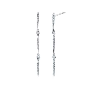 Diamond Dangle Earrings