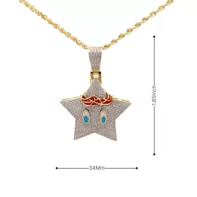 Diamond Dazzling Star Pendant