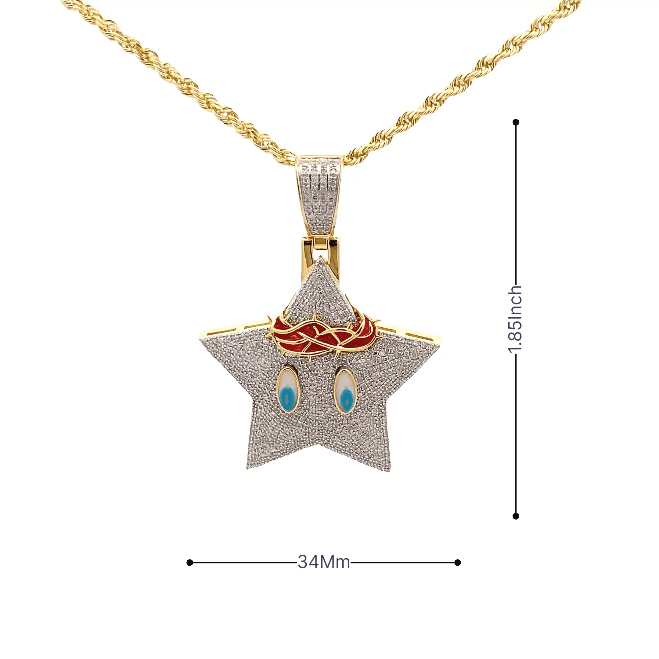 Diamond Dazzling Star Pendant