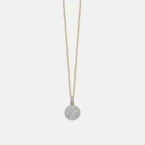 Diamond Illusion Halo Necklace