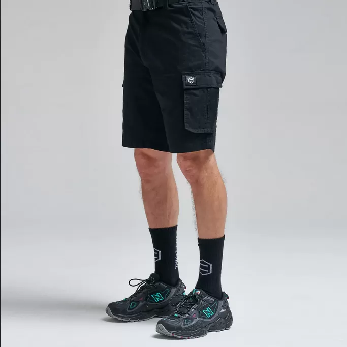 Dolly Noire ripstop cargo shorts sh004 01 black