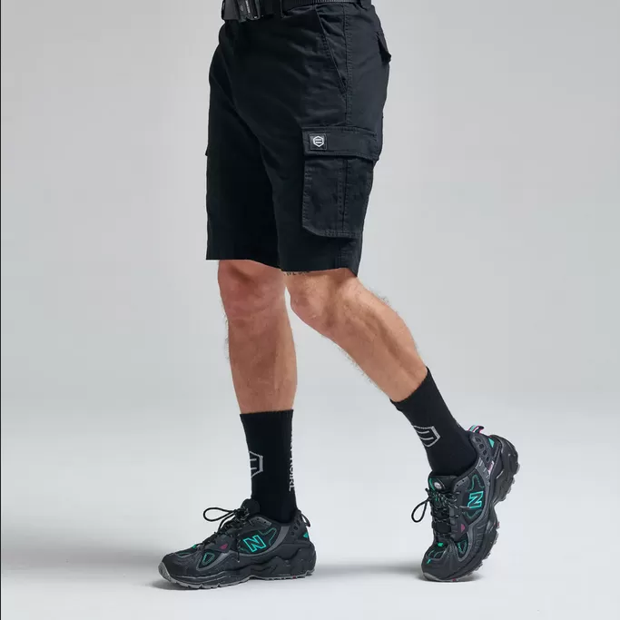 Dolly Noire ripstop cargo shorts sh004 01 black