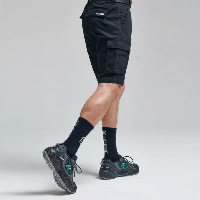 Dolly Noire ripstop cargo shorts sh004 01 black