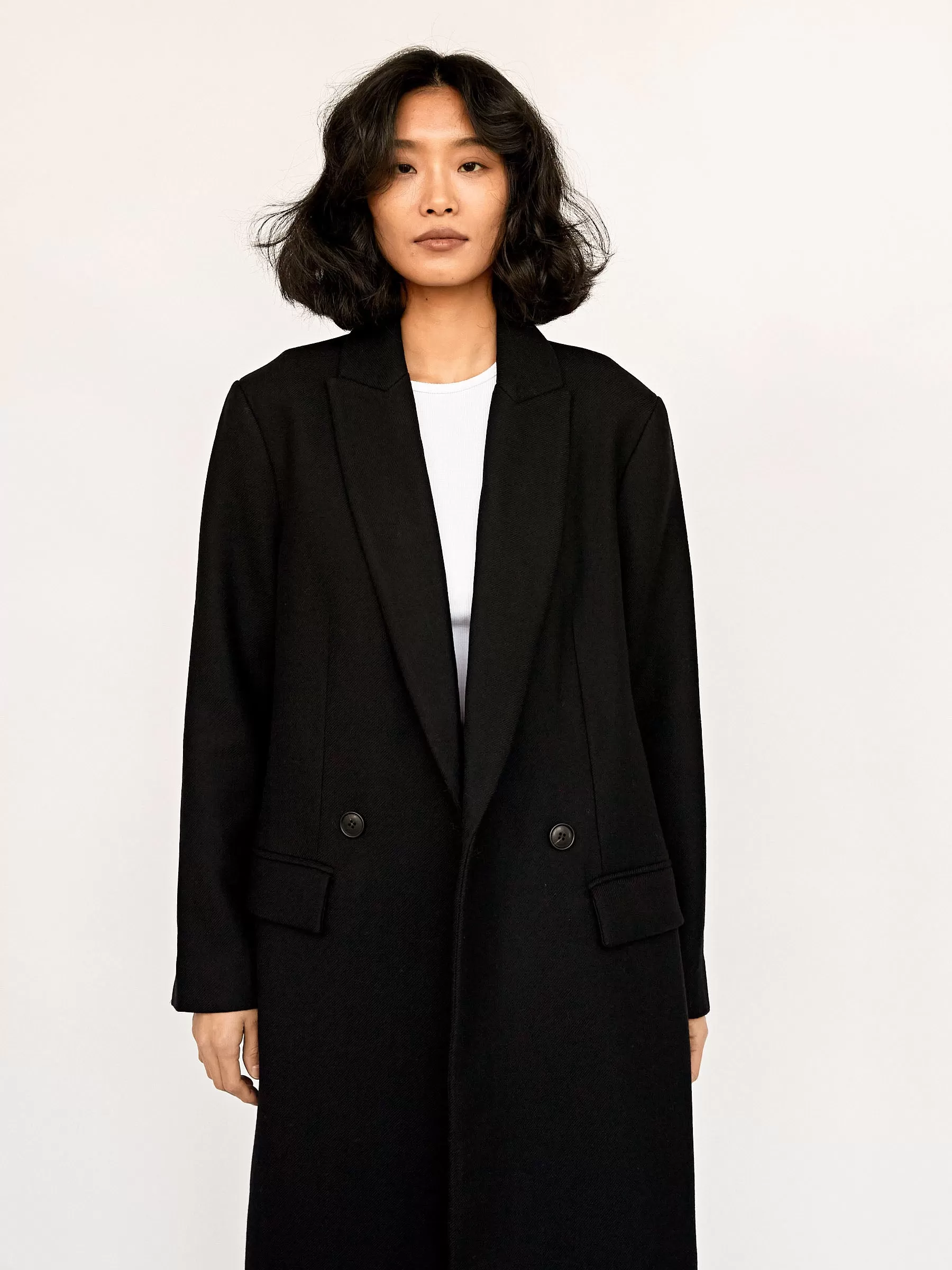 Double Breasted Wool Coat