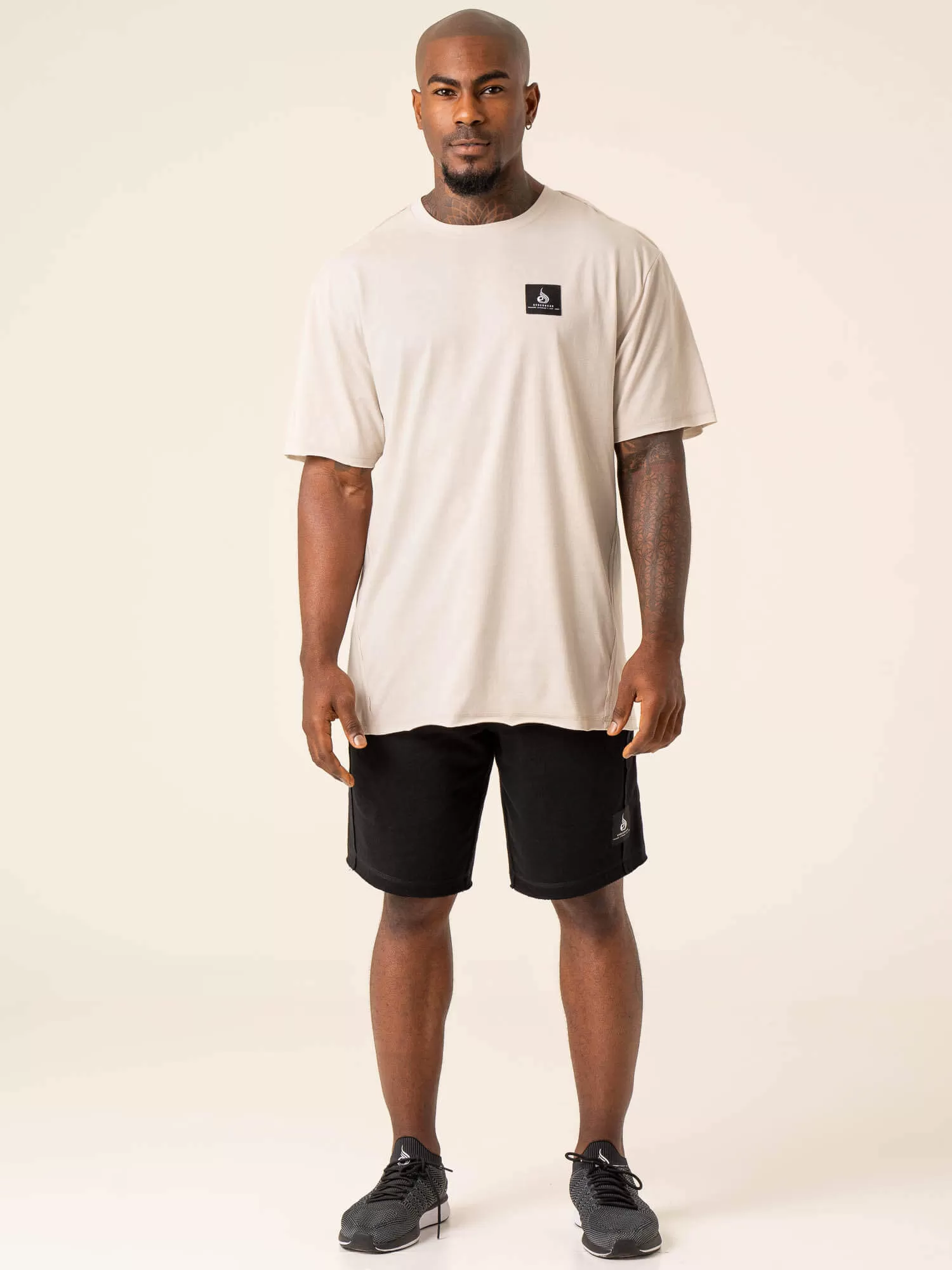 Dynamic Oversized T-Shirt - Stone